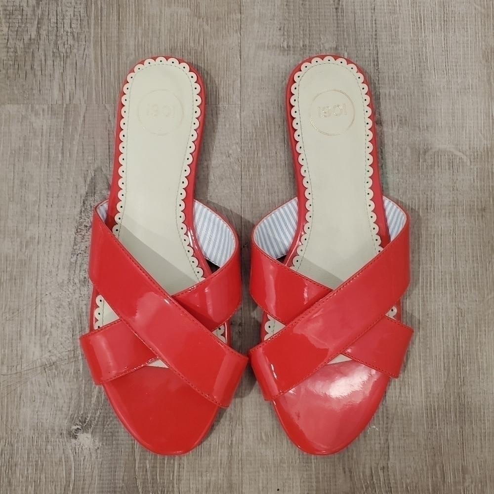 NEW 1901 NORDSTROM Bryers Cross Band Slide Sandal